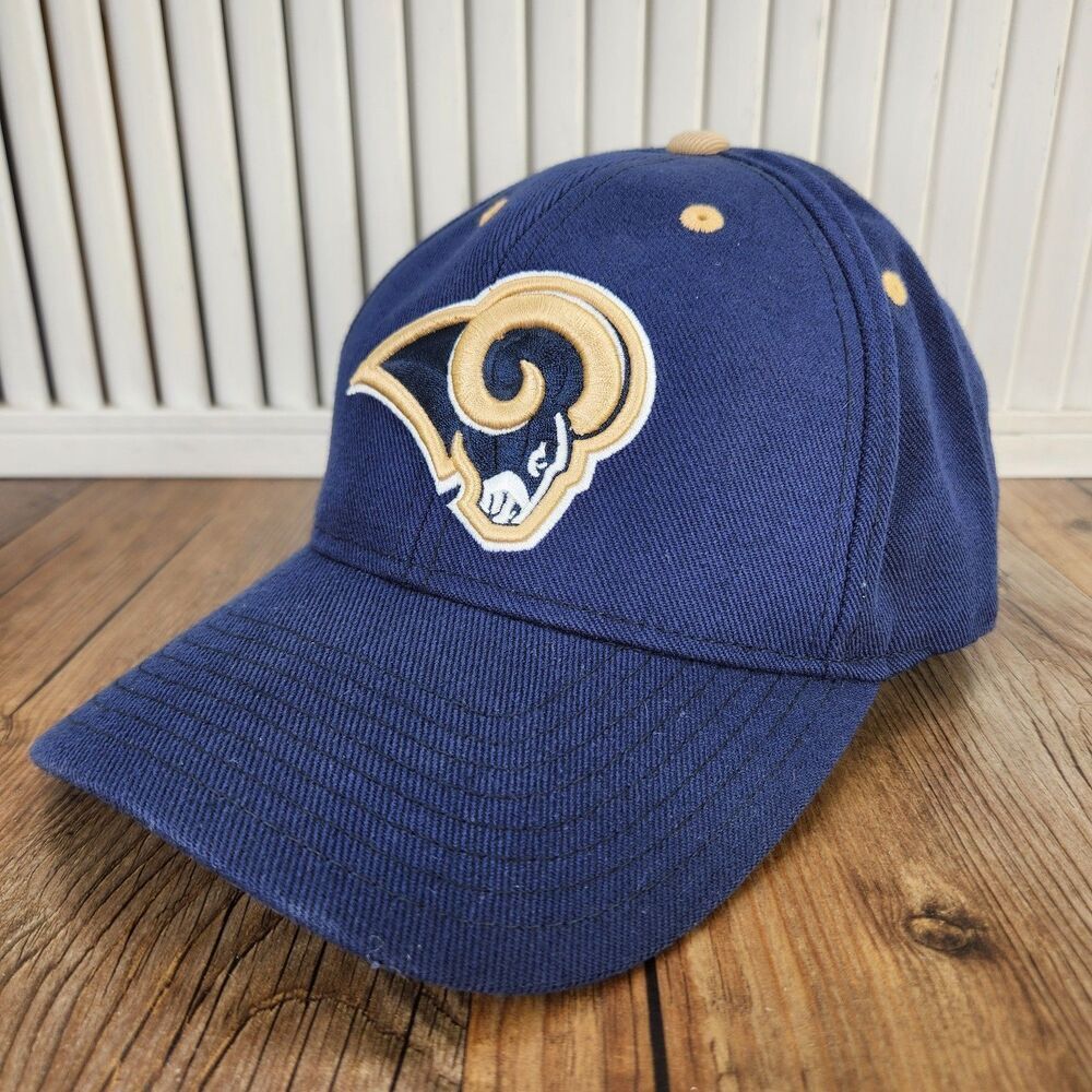 VTG St Louis Rams Reebok Select Series On Field Cap Blue Strapback NFL Team Hat